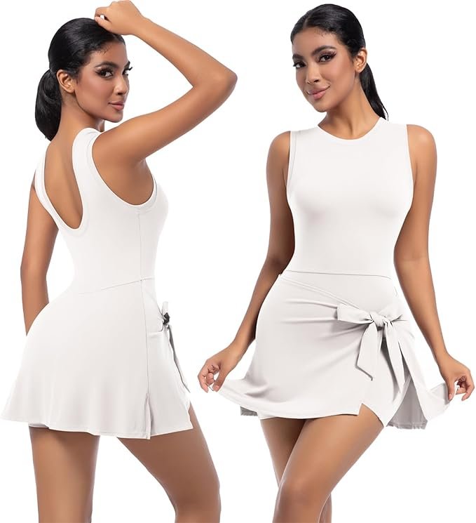 Vestido Falda Short Lazo